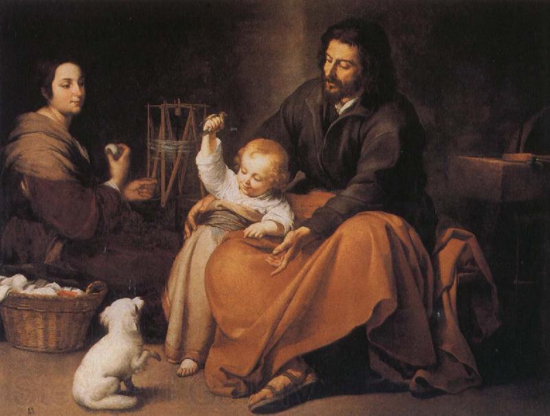 Bartolome Esteban Murillo Holy Family and the birds